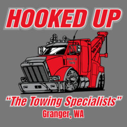 Hooked Up - Toddler Triblend Short Sleeve Tee - Grey Design