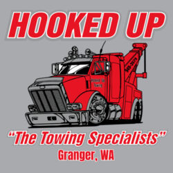 Hooked Up - Toddler Jersey Tee - Grey Design
