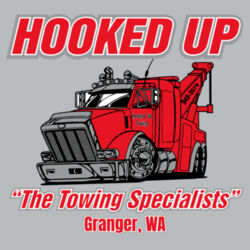 Hooked Up - Toddler Pullover Fleece Hoodie - Grey Design