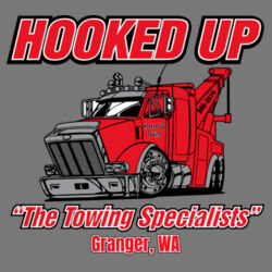 Hooked Up - Toddler Triblend Short Sleeve Tee - Black Design