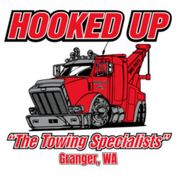 Hooked Up - Toddler Jersey Tee - Black Design