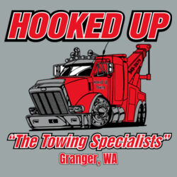 Hooked Up - Cotton Tank - Black Design
