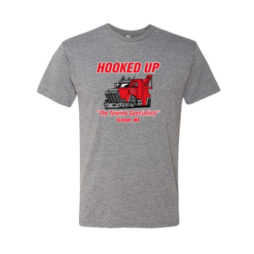 Hooked Up - Triblend Short Sleeve Crew - Grey Thumbnail