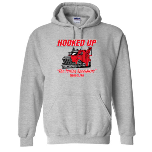 Hooked Up - Heavy Blend Hooded Sweatshirt - Grey Thumbnail