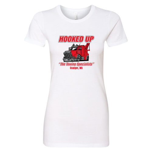 Hooked Up - Women's CVC Crew - Grey Thumbnail
