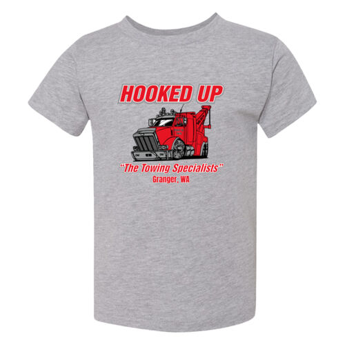 Hooked Up - Toddler Jersey Tee - Grey Thumbnail