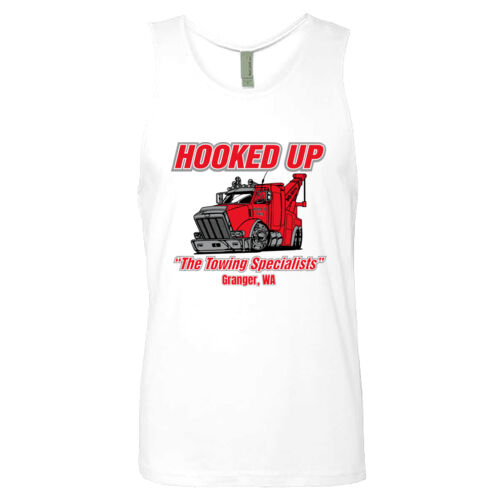 Hooked Up - Cotton Tank - Grey Thumbnail