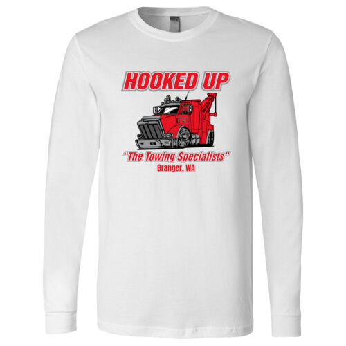Hooked Up - Long Sleeve Jersey Tee - Grey Thumbnail