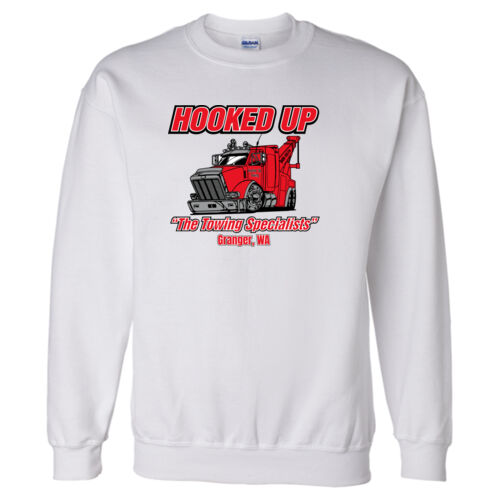 Hooked Up - DryBlend Crewneck Sweatshirt - Black Thumbnail