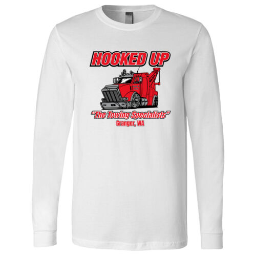 Hooked Up - Long Sleeve Jersey Tee - Black Thumbnail