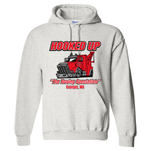 Hooked Up - DryBlend Hooded Sweatshirt - Black Thumbnail