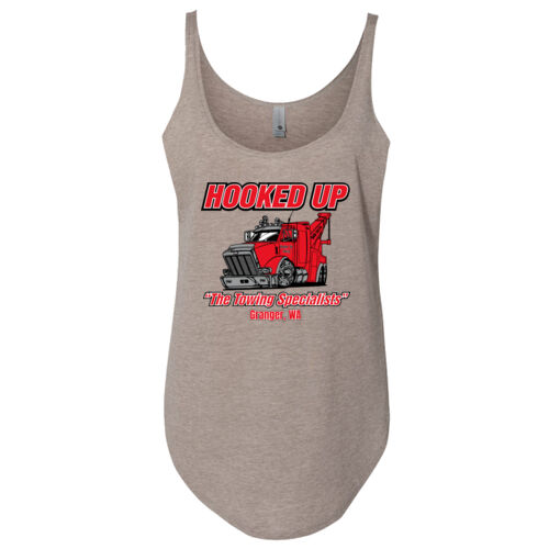 Hooked Up - Women's Festival Tank - Black Thumbnail